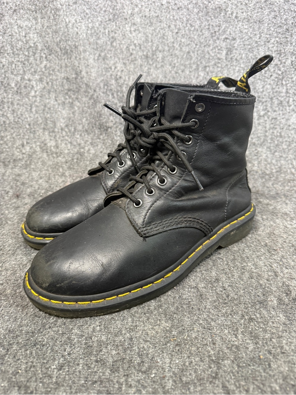 Dr. Martens 1460 Mono Black Leather Combat Boots Men’s 9
